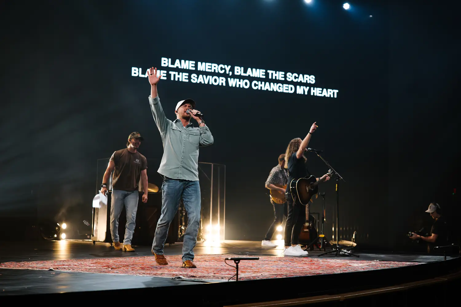 The main auditorium filled for Men's Conference